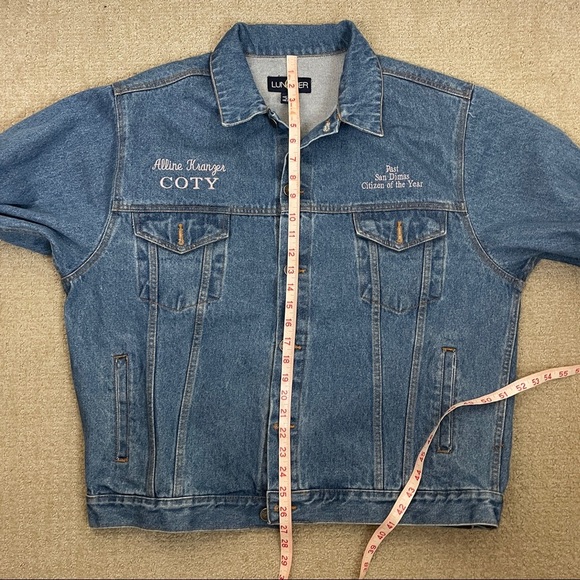 Luna Pier Vintage Denim Jacket Size Large - Picture 8 of 9
